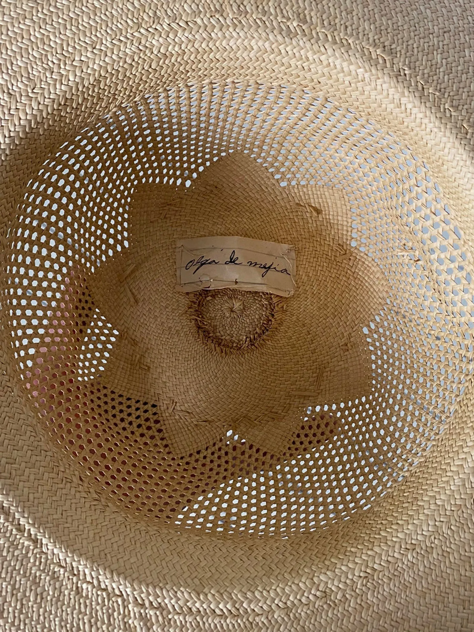 1940's Straw Wide Brim Hat
