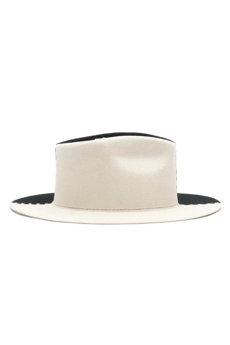 CARTER TWO-TONE FEDORA HAT