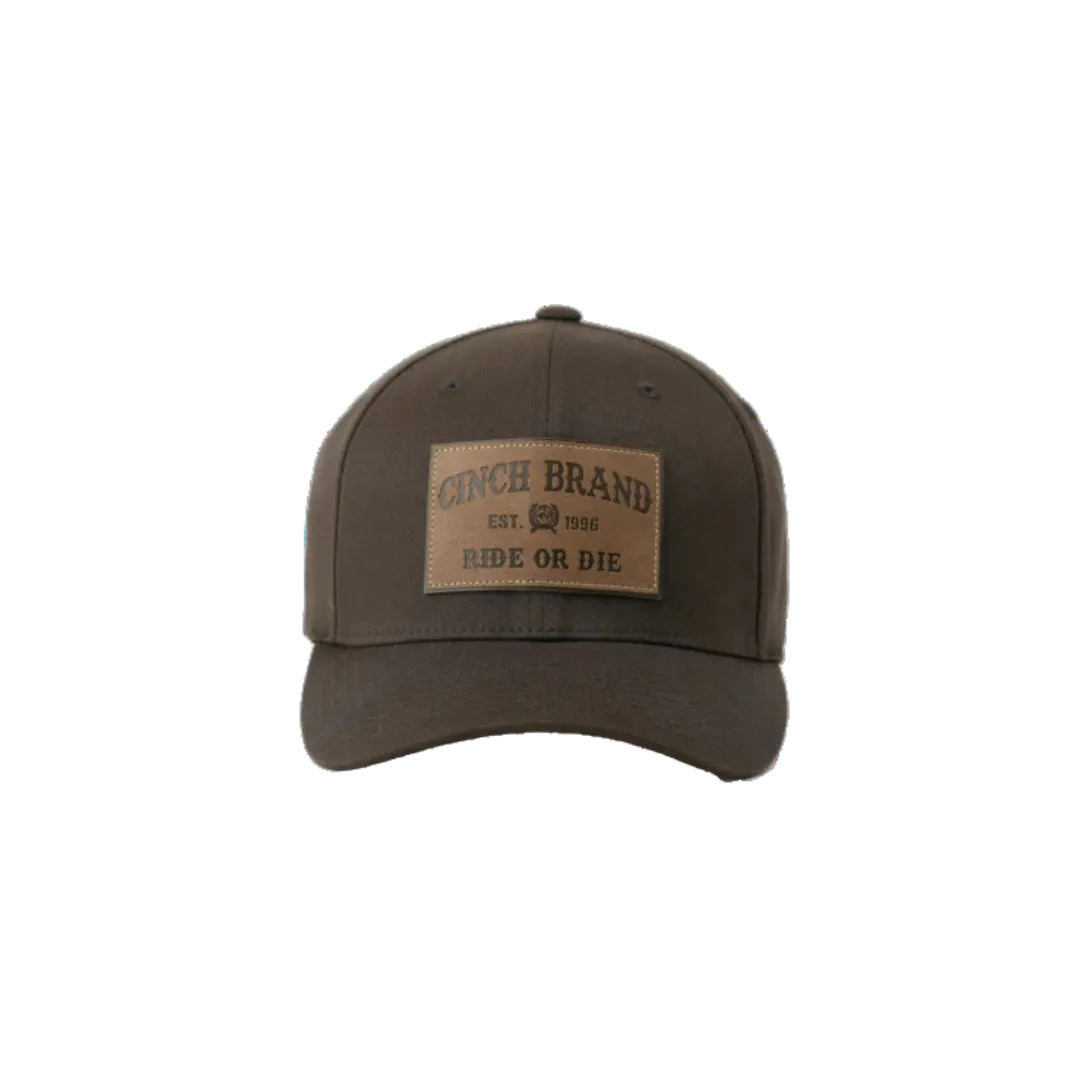 Cinch Men's Ride Or Die FlexFit Brown Cap