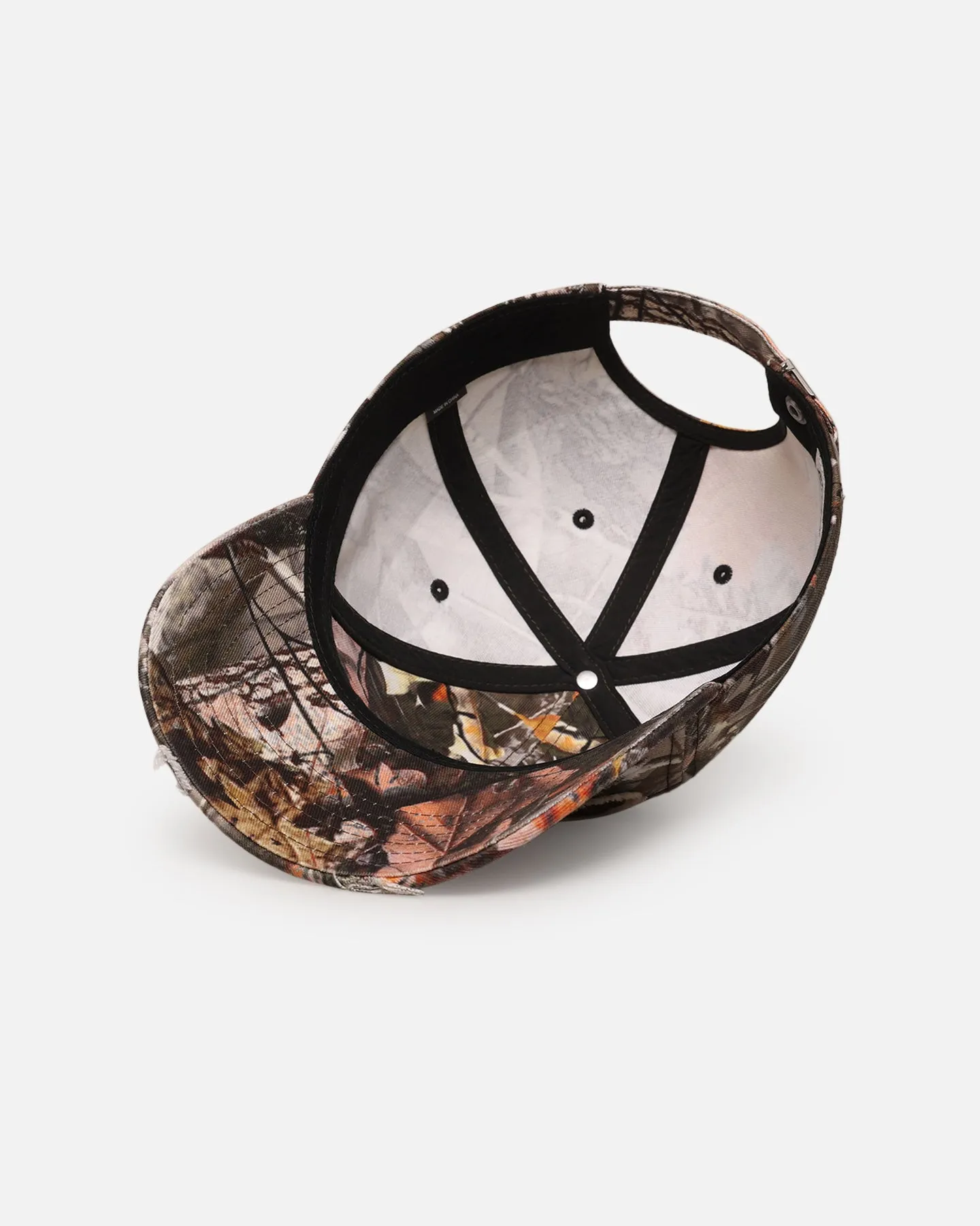 Ed Hardy Distressed Strapback Cap Real Tree Camo