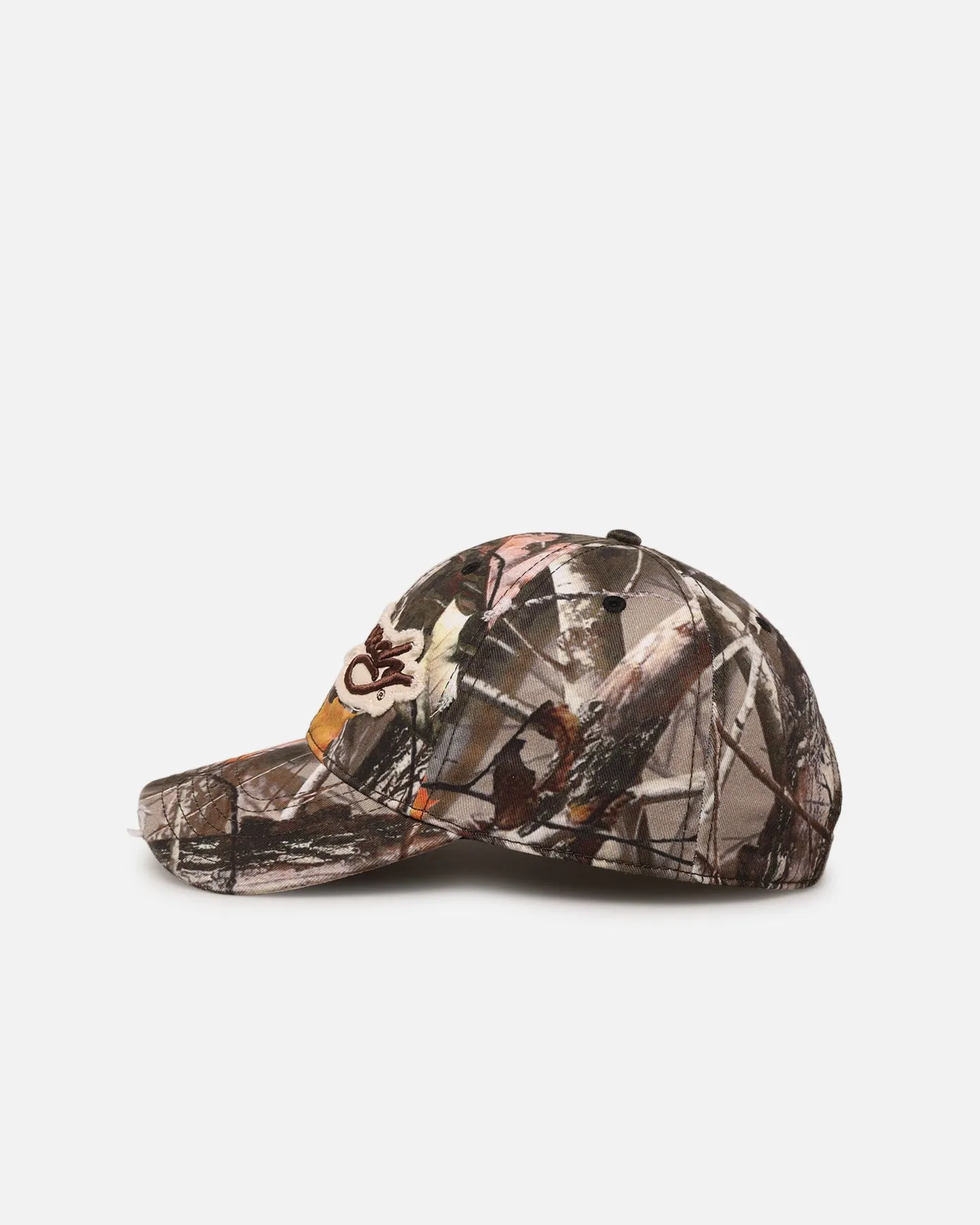 Ed Hardy Distressed Strapback Cap Real Tree Camo