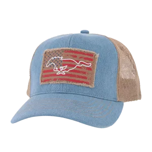 Ford Mustang Patriotic Pony Snapback Hat