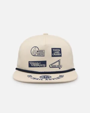 Huf X Toyota 4 Wheel Drive Trucker Snapback Natural