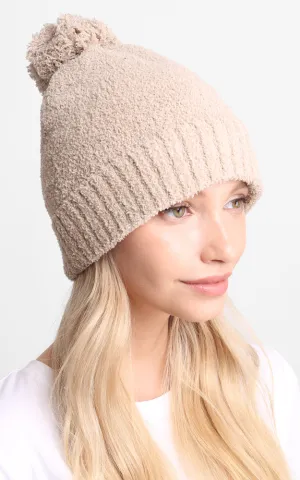 JH270 Solid Color Luxury Soft Beanie W/ Pom-Pom
