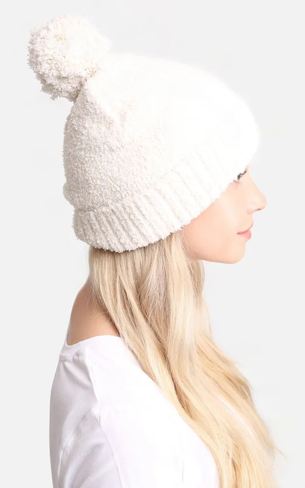 JH270 Solid Color Luxury Soft Beanie W/ Pom-Pom