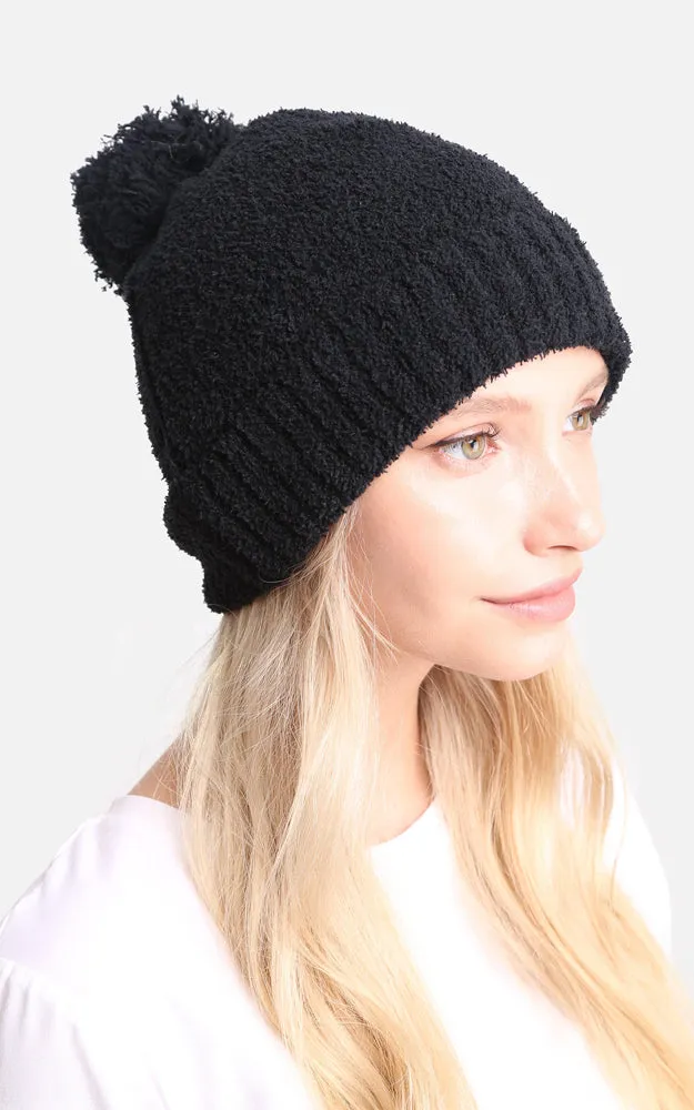 JH270 Solid Color Luxury Soft Beanie W/ Pom-Pom