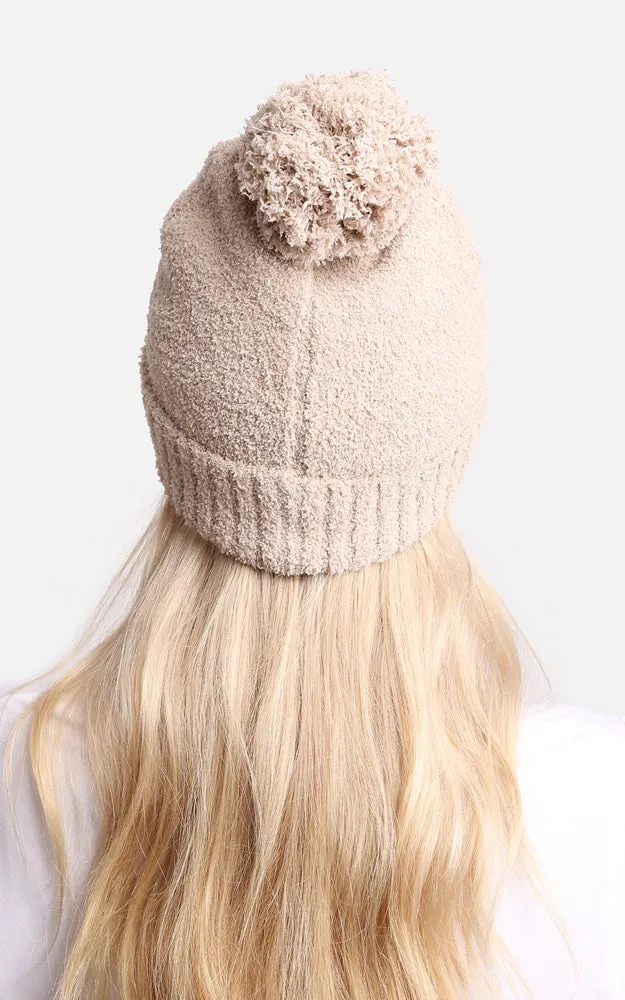 JH270 Solid Color Luxury Soft Beanie W/ Pom-Pom