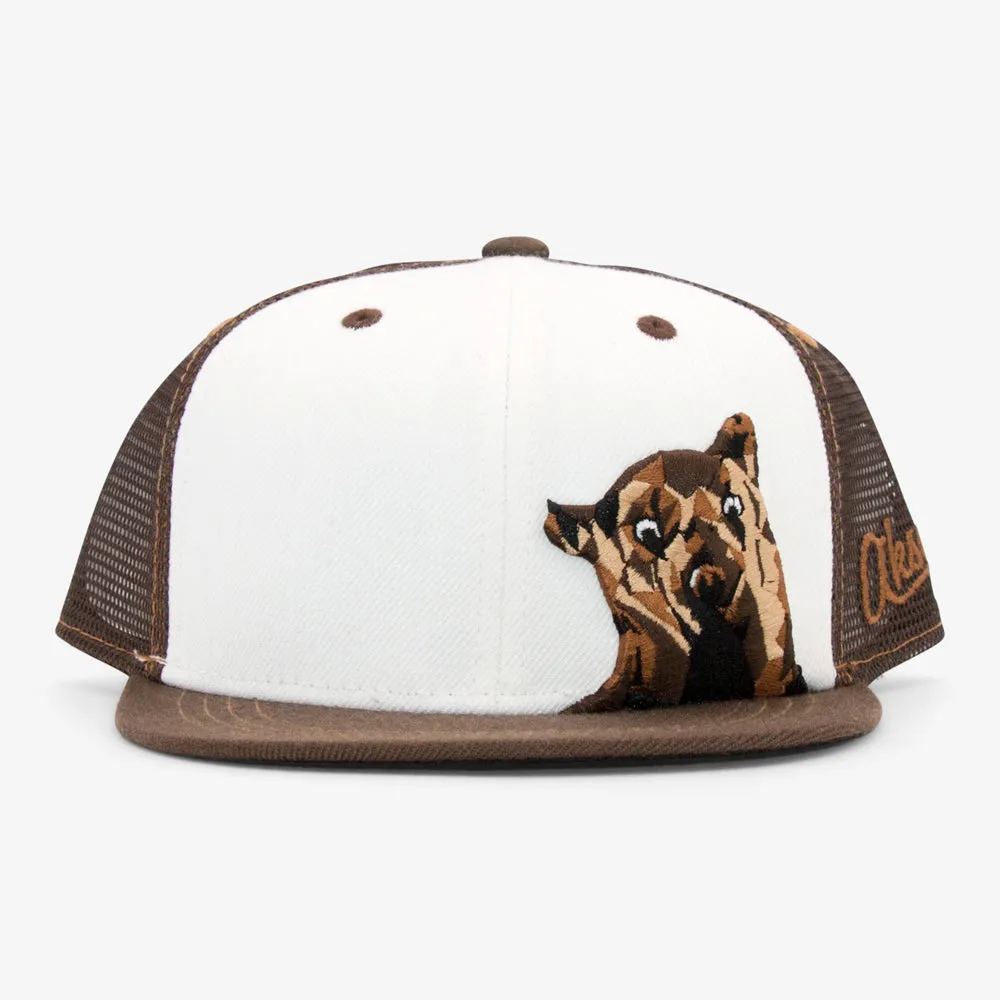 Kids Denver Blue Bear Flatbill Snapback Hat