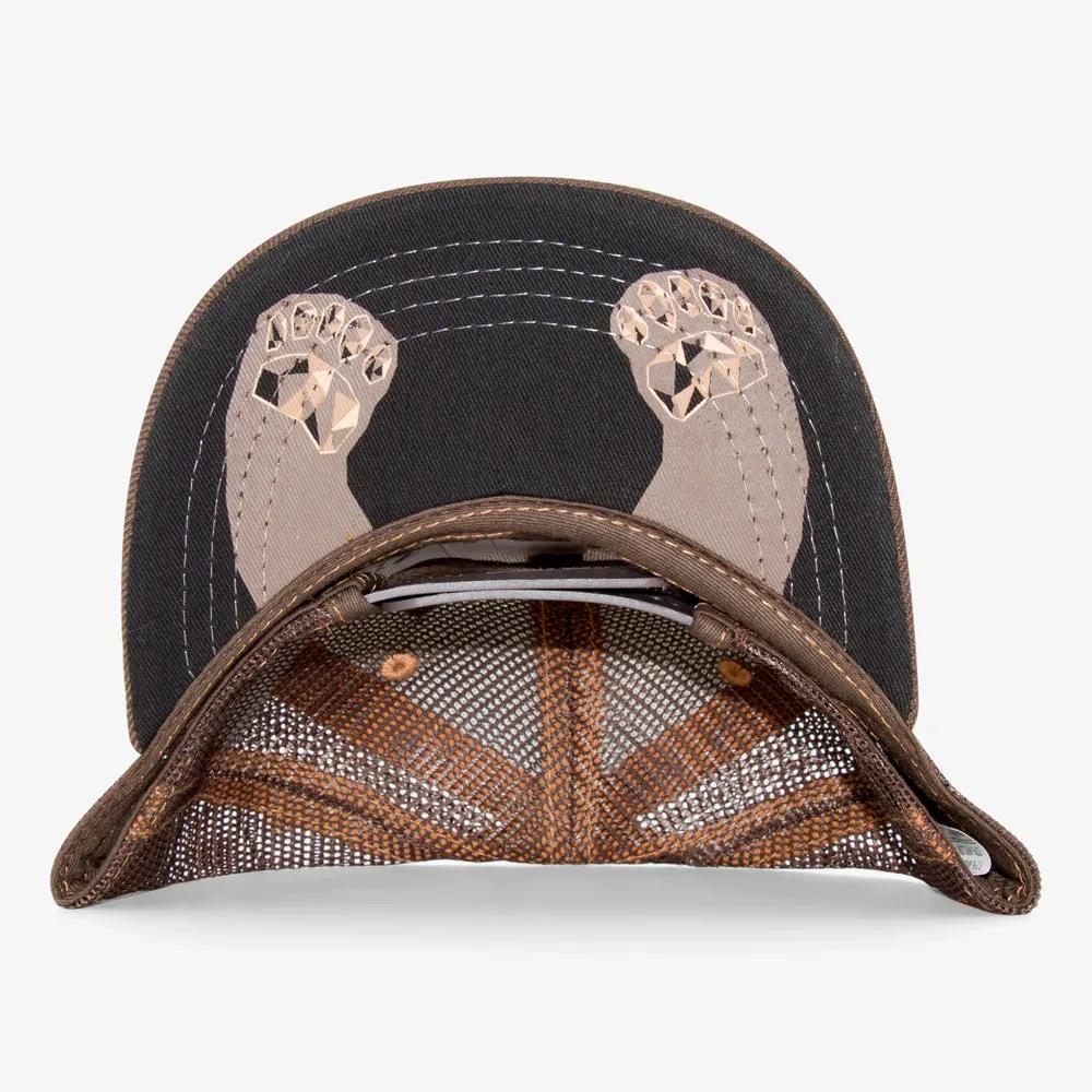 Kids Denver Blue Bear Flatbill Snapback Hat