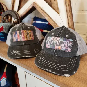 License Plate Trucker Hat