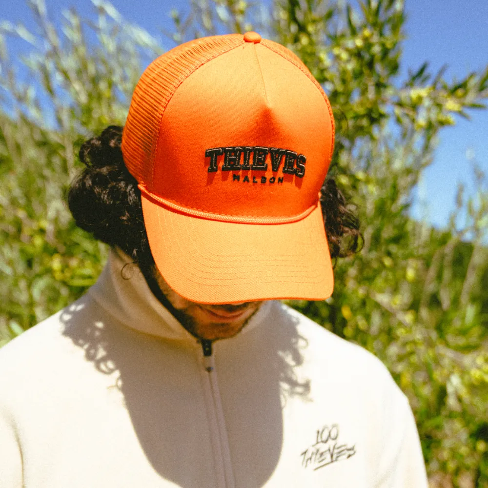 Malbon x 100 Thieves Wrangler Rope Trucker Hat