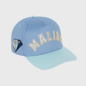 Malibu Leather Strap Back Blue