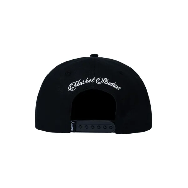 Market First Or Last 5-Panel Hat - Black
