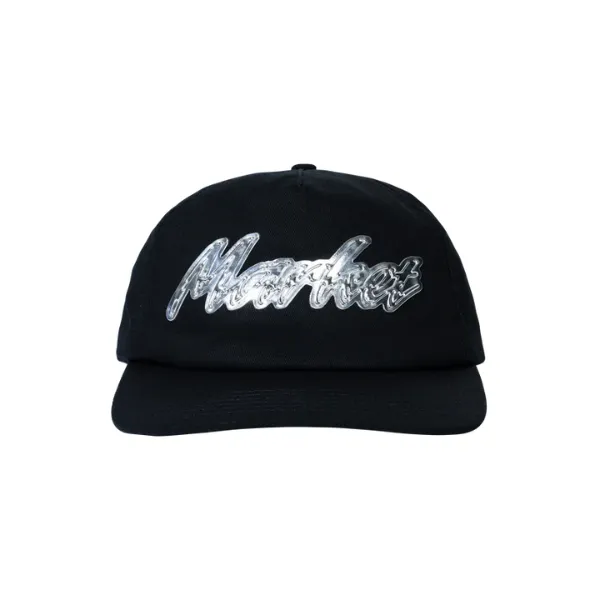 Market First Or Last 5-Panel Hat - Black