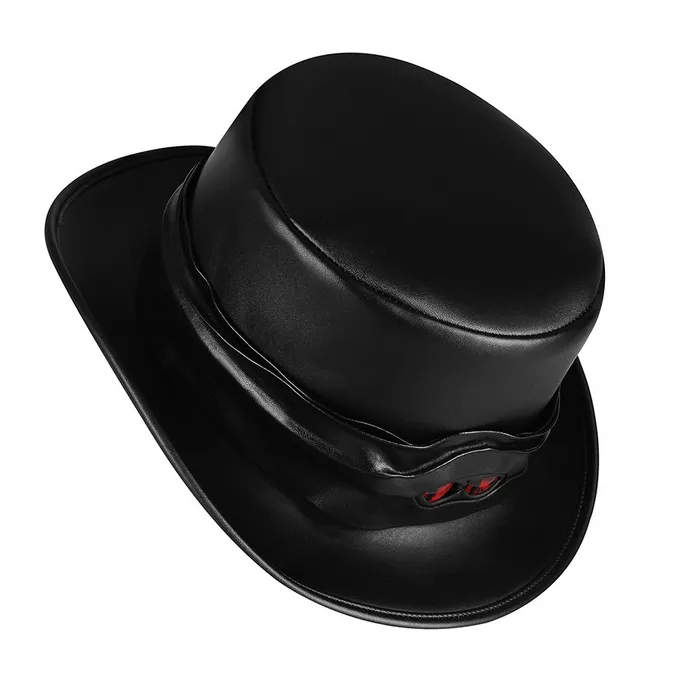 Men's Gothic Strappy Evil Eyes Hat