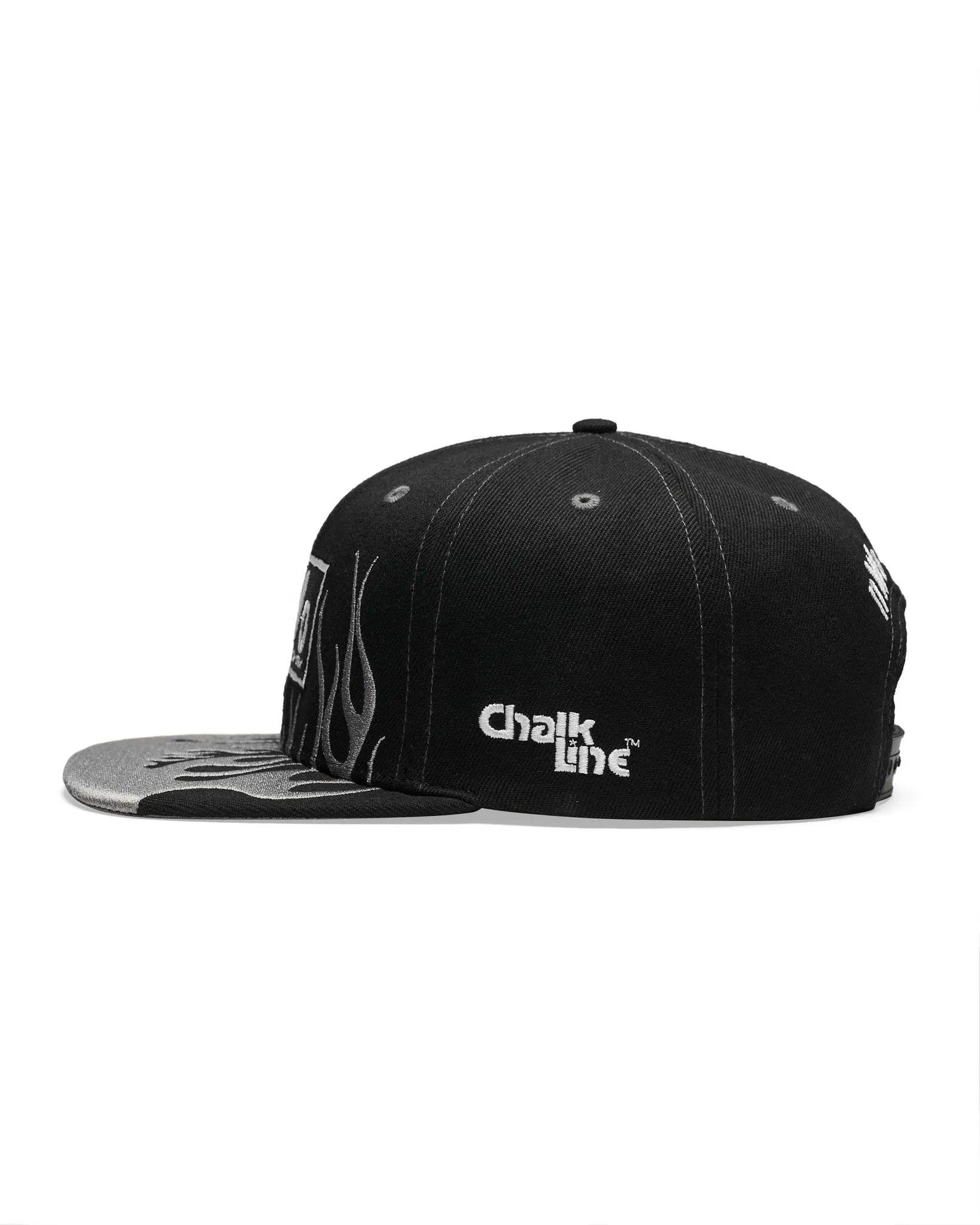 NWO 4 Life Grey Flames Snapback Hat