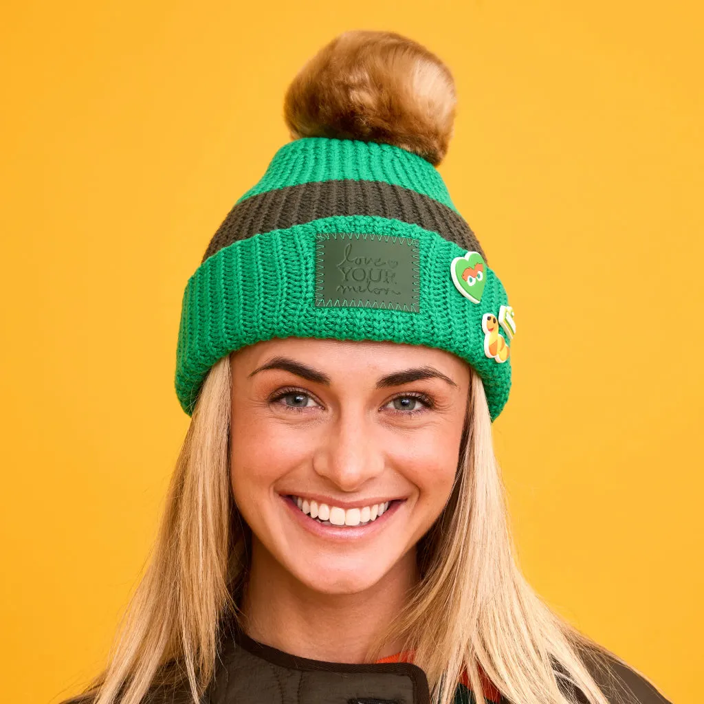 Oscar Pom Beanie with Charms