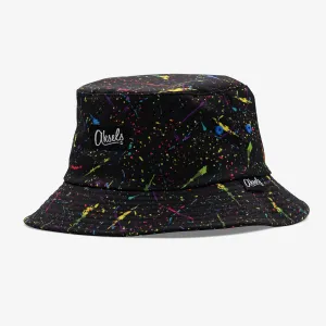 Paint Splatter Short Brim Bucket Hat