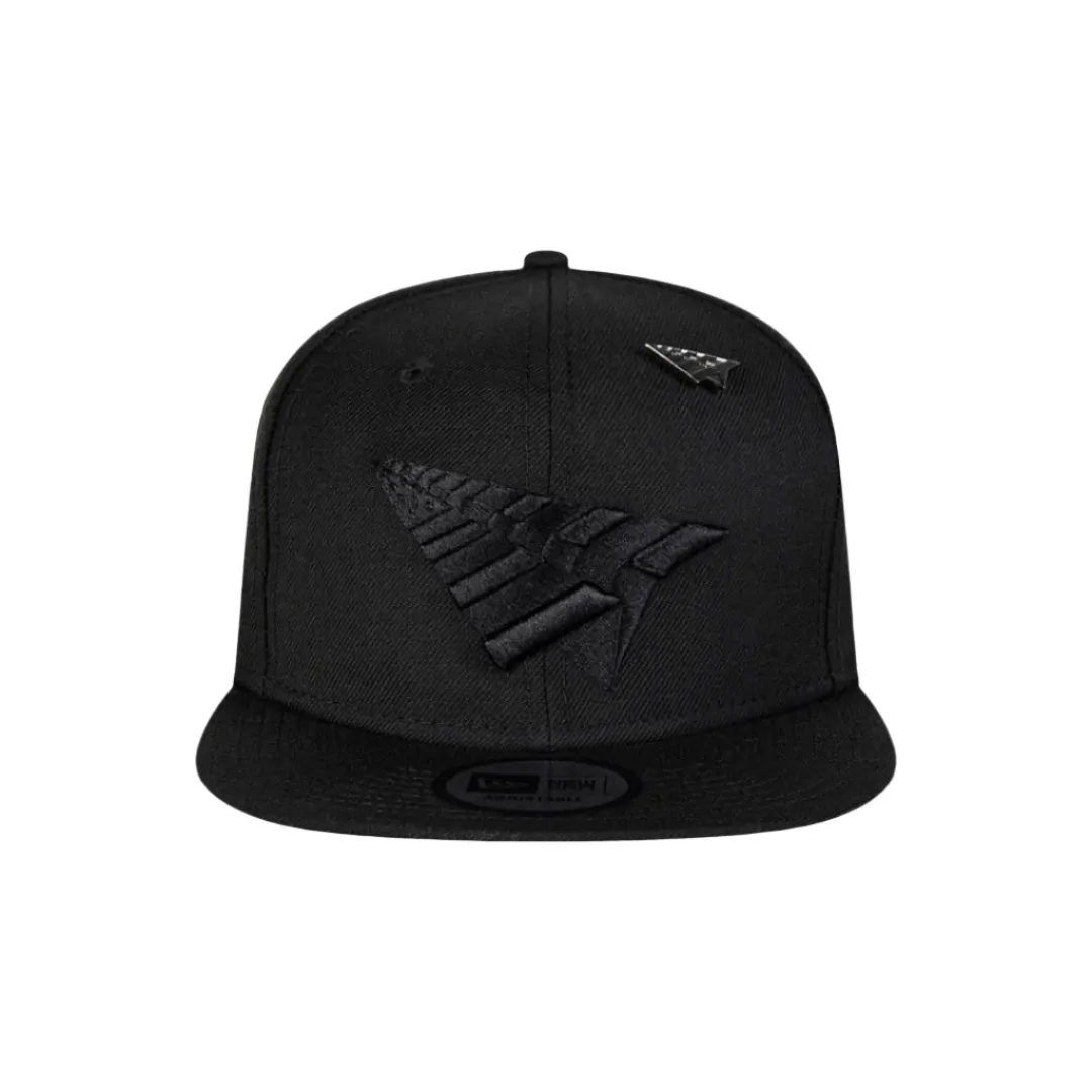 Paper Planes Blackout Crown Old School Snapback - Black