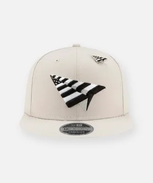 Paper Planes - Crown 9Fifty Snapback Hat - Sand