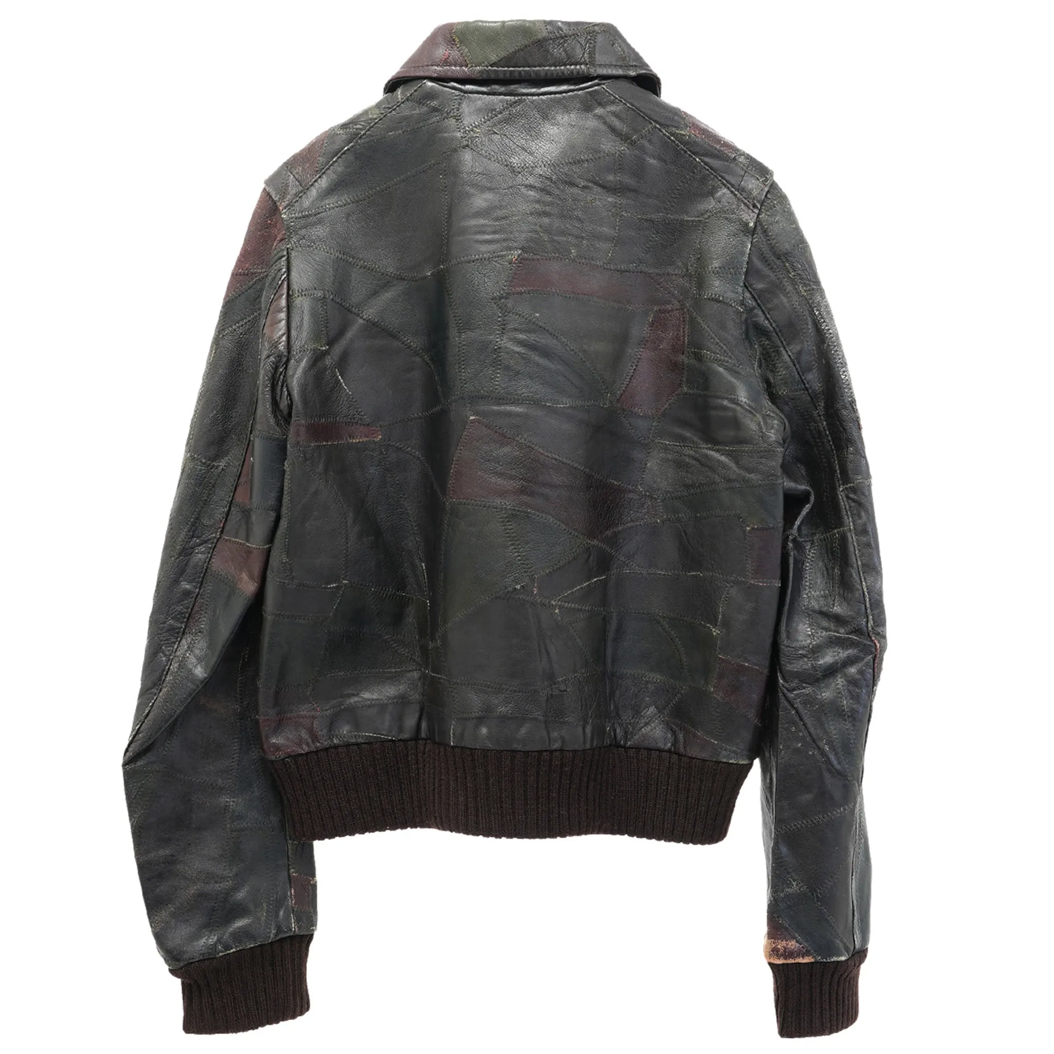 PATCHWORK LEATHER BLOUSON / MULTI