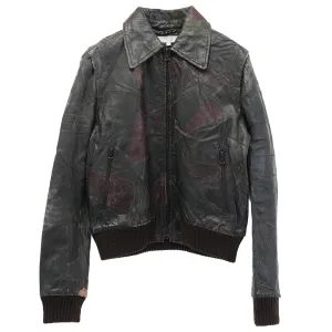 PATCHWORK LEATHER BLOUSON / MULTI
