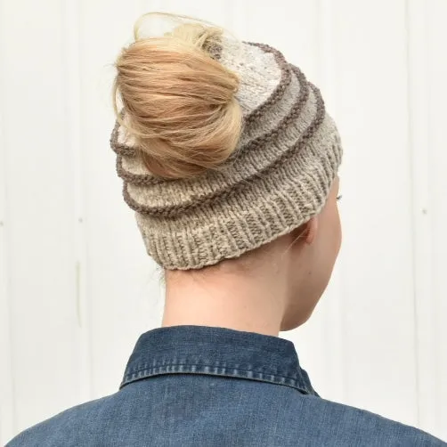 Ponytail Hat from Greenwood Hill Farm