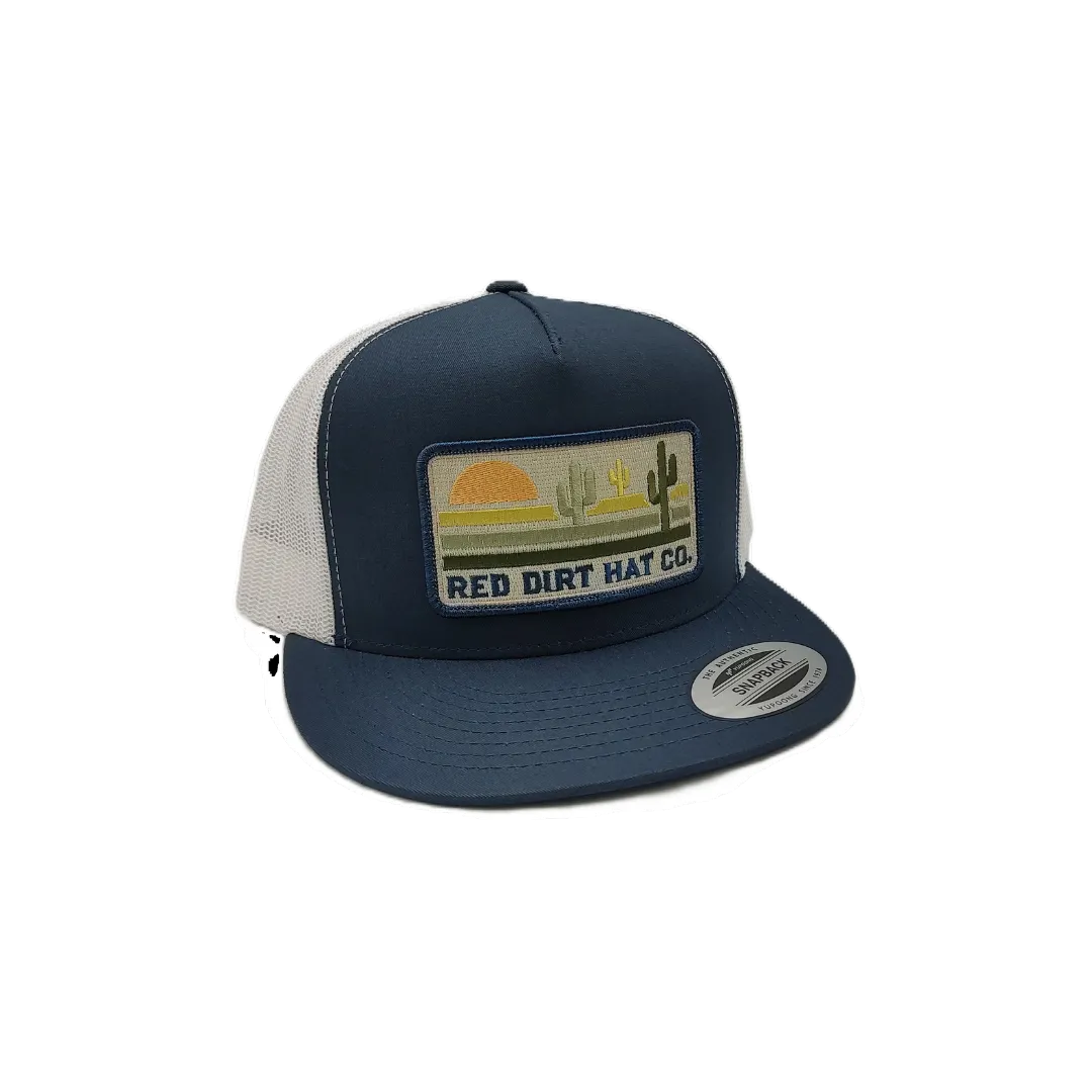 Red Dirt Hat Men's Ranchero Classic Navy White Cap