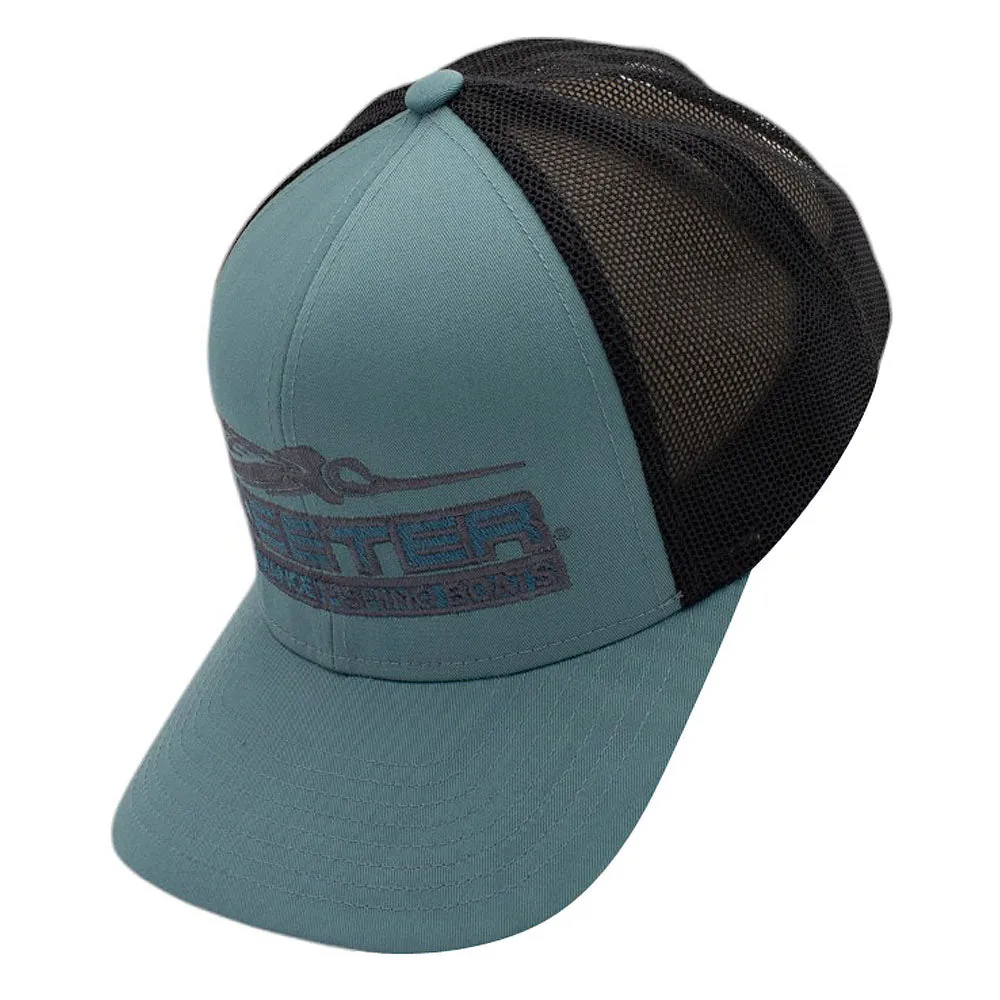 Skeeter Trucker Hat - Smoke Blue - Charcoal
