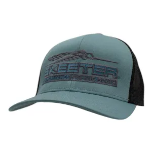 Skeeter Trucker Hat - Smoke Blue - Charcoal