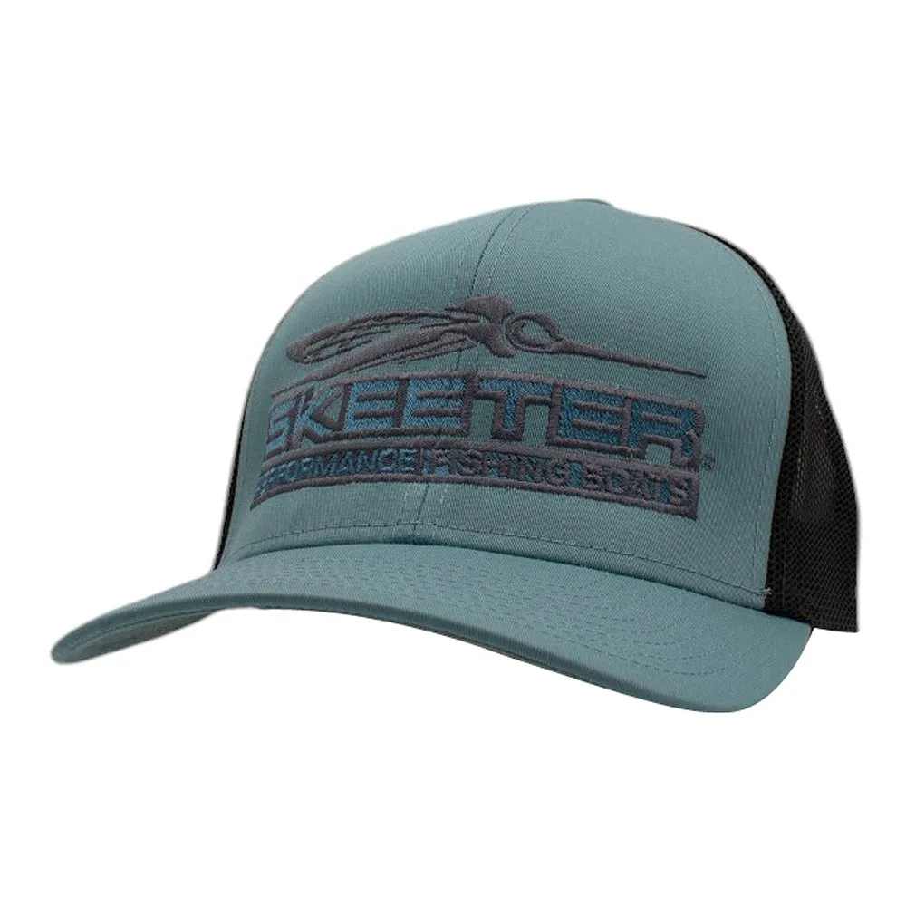 Skeeter Trucker Hat - Smoke Blue - Charcoal