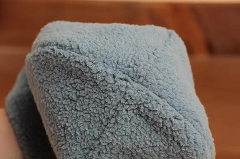Solid Color Winter Plush Beanie Hat