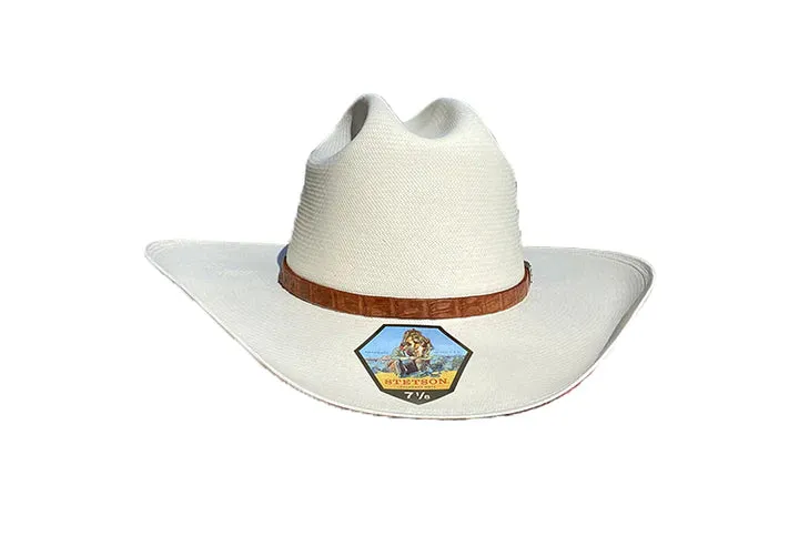 Stetson Hats Men's El Jefe Cognac 5000x Premium Straw Hats