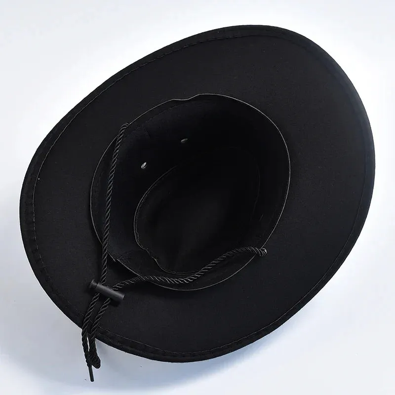 Suede Bison Western Cowboy Hat