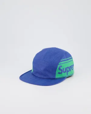 SUPREME CAVAS 5 PANEL HAT - PURPLE/TEAL