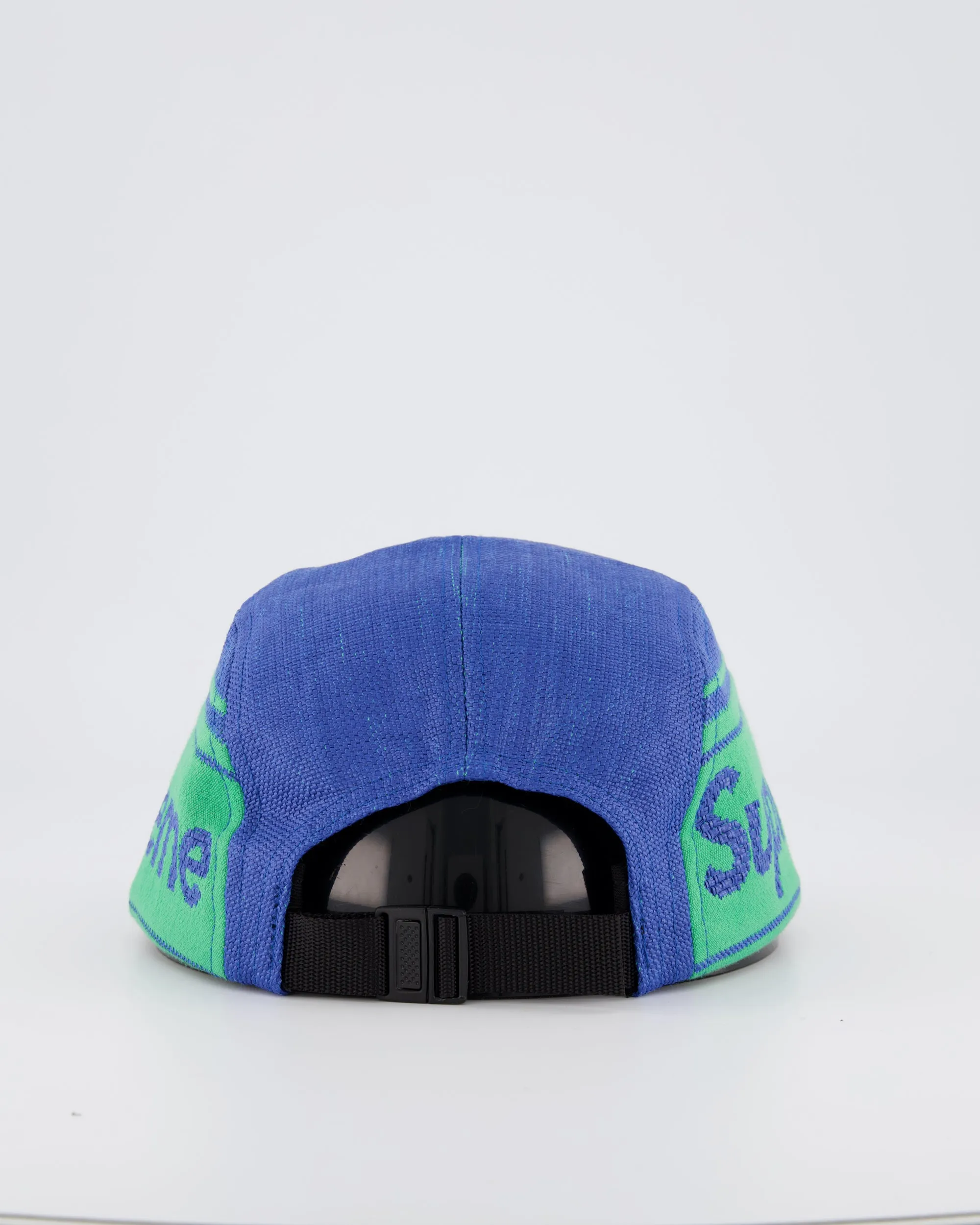 SUPREME CAVAS 5 PANEL HAT - PURPLE/TEAL