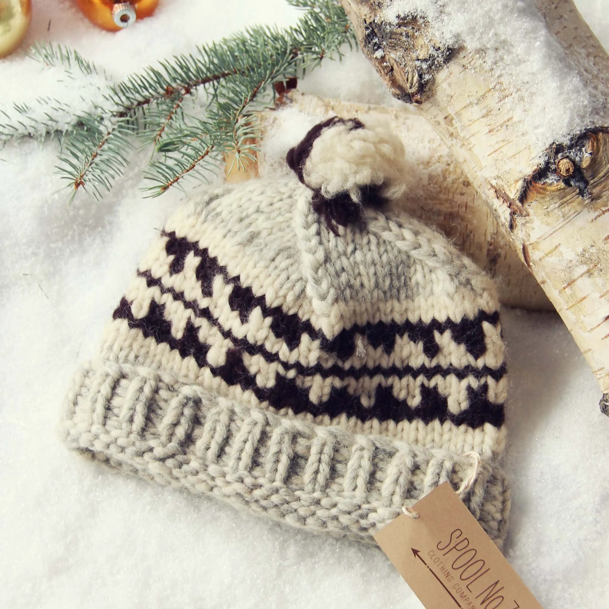 Vintage Cowichan Knit Beanie