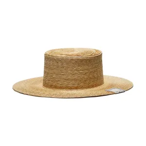 WHEAT PORK PIE HAT - Natural