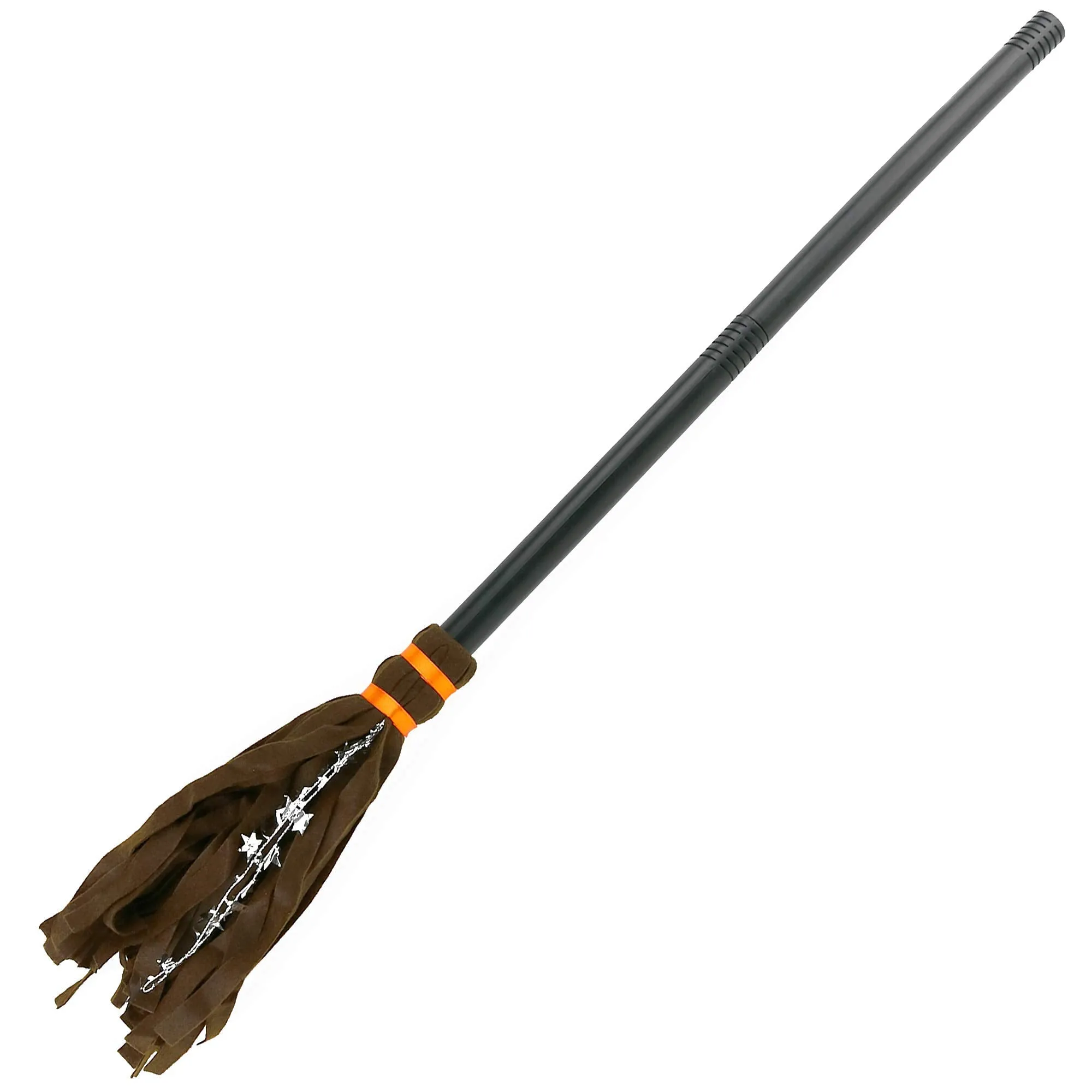 Witch Broomstick Costume Accessories - Realistic Wizard Flying Felt Broom Stick Costumes Accessory for All Children