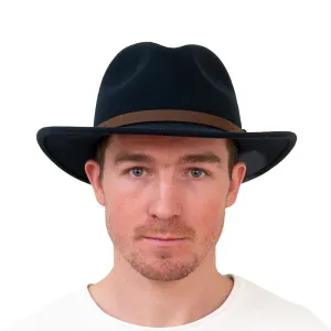 Wool Felt Hat, Navy