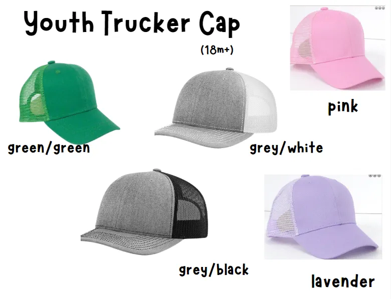 Youth Custom Leather Patch Hat