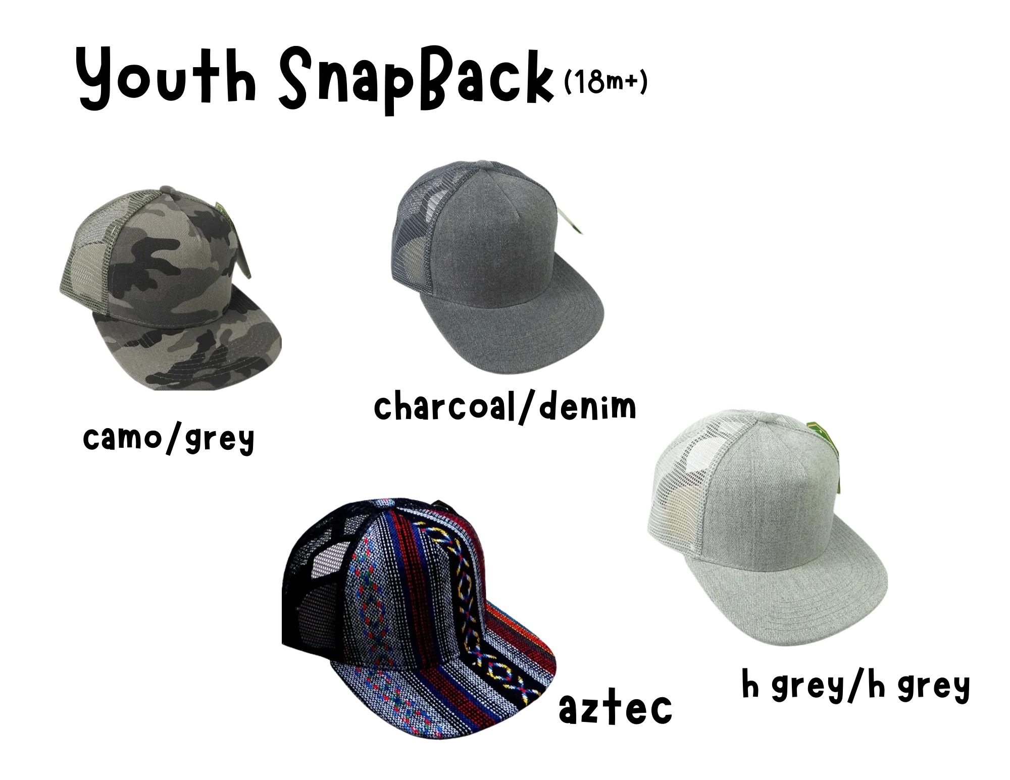 Youth Custom Leather Patch Hat